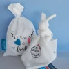 Sac à doudou + Doudou lapin "Mon Doudou + fort que tout " 10 cm - Unicef