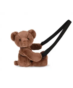 Sac bandouliere - Ours en peluche marron - 30 cm