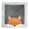 Tapis de Parc Renard - gris / orange - 100 x 100 cm