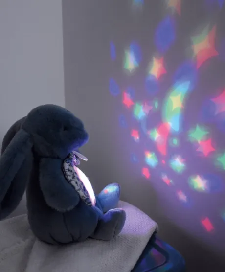 Veilleuse Lapin Musicale Projection mur avec chansons Douces - Vert
