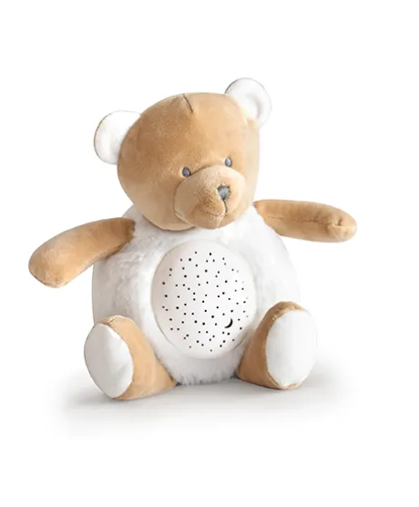 Veilleuse musicale et lumineuse Ours marron - 20 cm